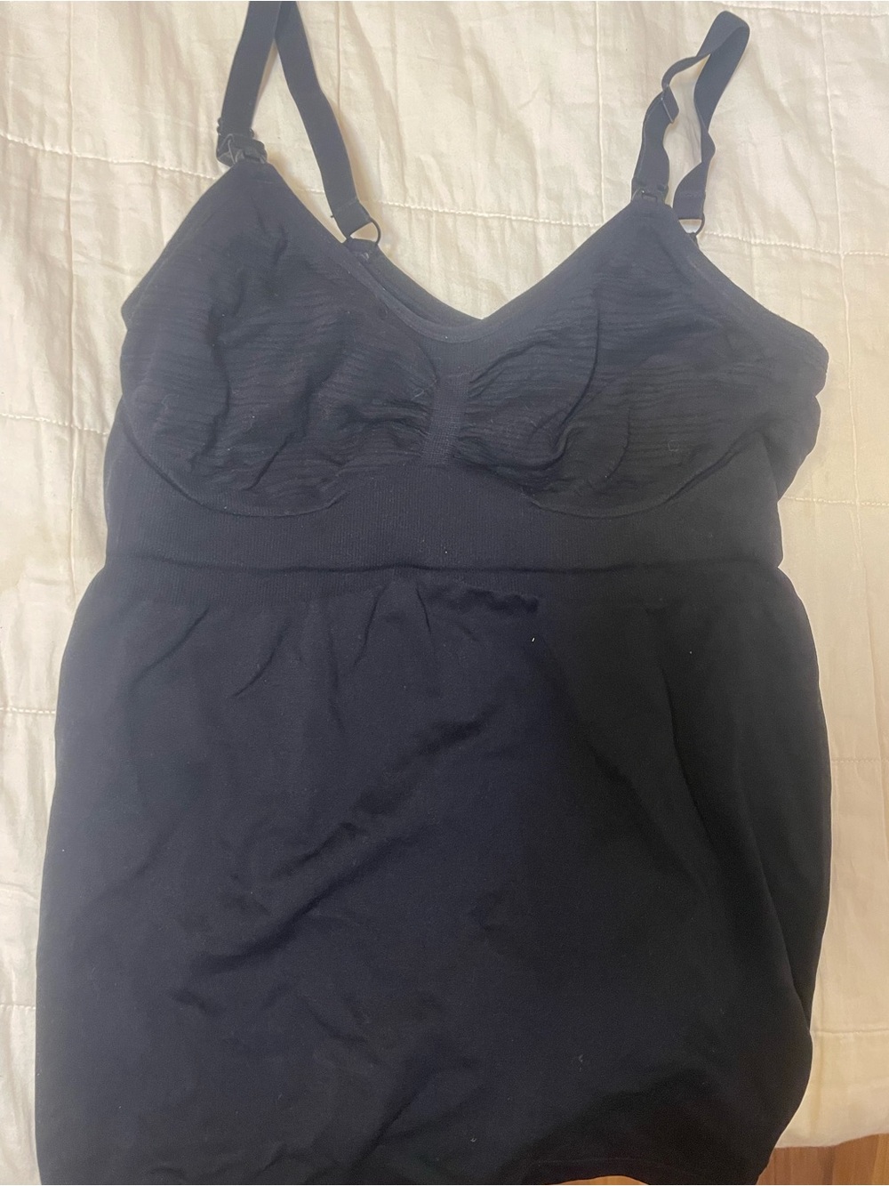 Kindred Bravely Black Seamless Support Bandeau Top